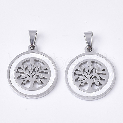 201 Stainless Steel Pendants STAS-N089-71P-1