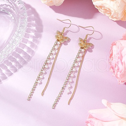 304 Stainless Steel Dangle Earrings EJEW-JE06320-1