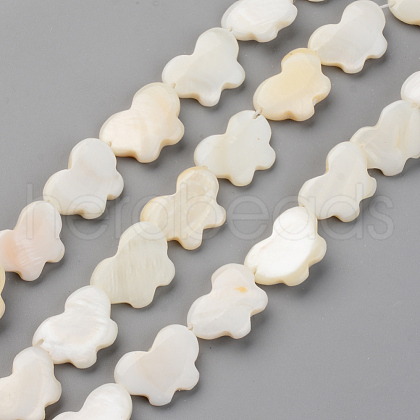 Natural Freshwater Shell Beads Strands SHEL-S276-88-1