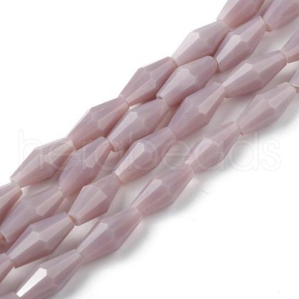 Opaque Glass Beads Strands GLAA-P001-03B-07-1
