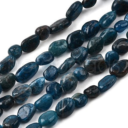 Natural Apatite Beads Strands G-E483-41A-02-1