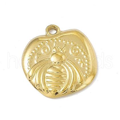 304 Stainless Steel Pendants STAS-P316-03G-1