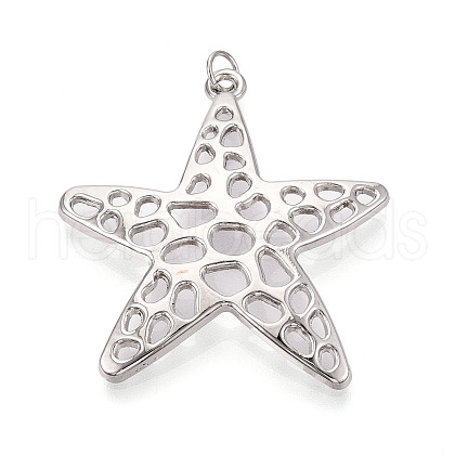 Brass Pendants KK-N268-54P-1