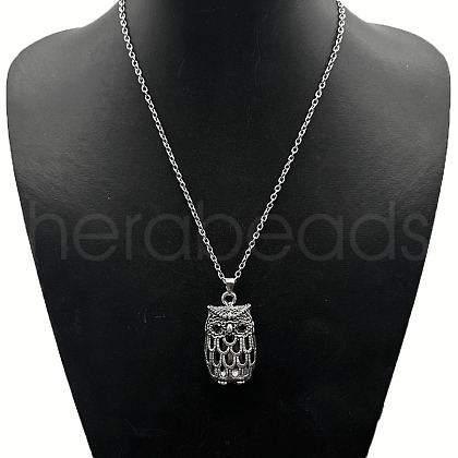 Fashion Unisex Alloy Rhinestone Pendant Necklaces YH1785-10-1