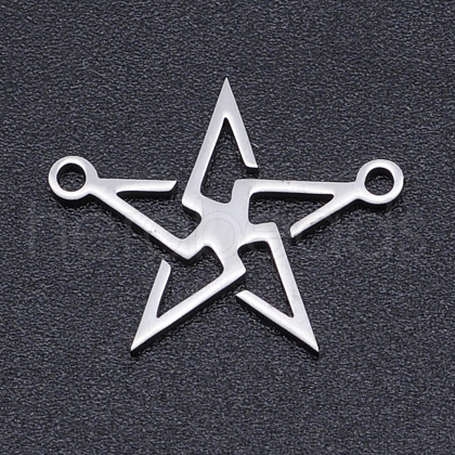 Non-Tarnish 201 Stainless Steel Links connectors STAS-S105-T908-1-1
