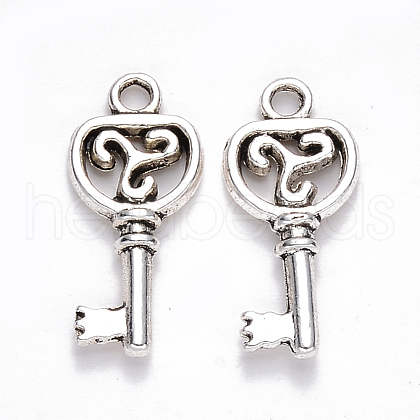 Tibetan Style Alloy Pendants TIBEP-S319-076AS-RS-1