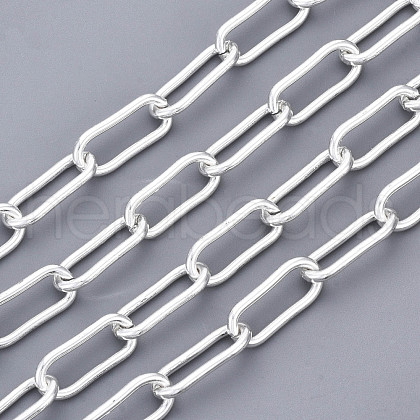 304 Stainless Steel Paperclip Chains CHS-N001-02S-1