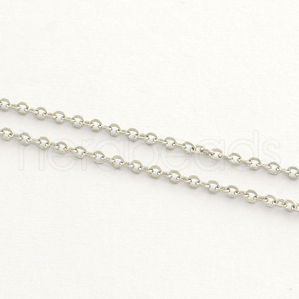 Tarnish Resistant Stainless Steel Cable Chains CHS-Q001-09-1
