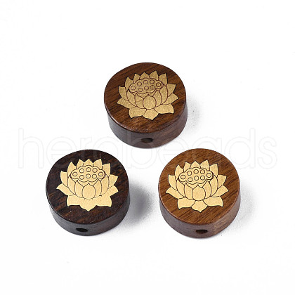 Natural Wood Undyed Beads WOOD-N013-019-1