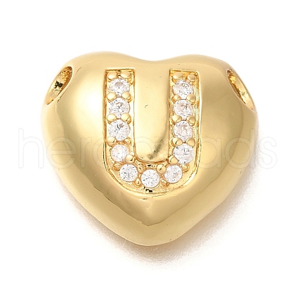 Rack Plating Brass Micro Pave Cubic Zirconia Pendants KK-I722-04G-U-1