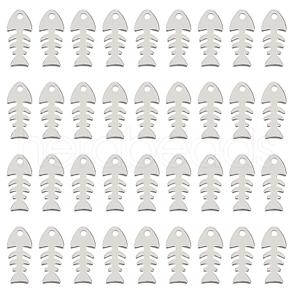 SUNNYCLUE 200Pcs 201 Stainless Steel Pendants STAS-SC0009-16-1