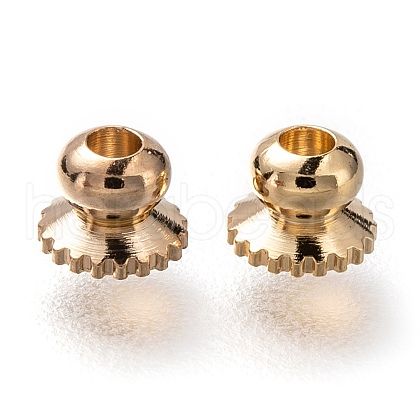 Brass Beads Cap X-KK-H759-38A-G-1