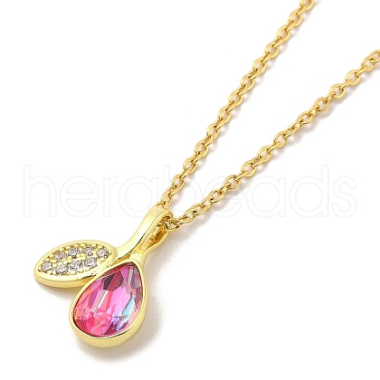 304 Stainless Steel Pendant Necklaces NJEW-U002-20G-02-1