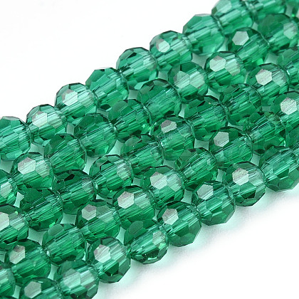 Transparent Glass Beads Strands EGLA-A035-T3mm-D18-1