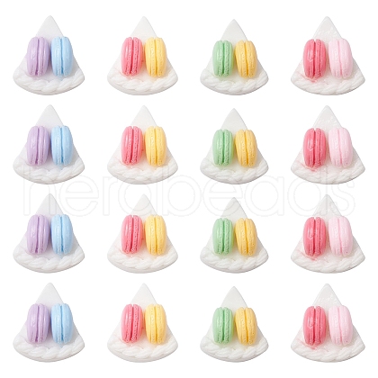 30Pcs Opaque Resin Imitation Food Cabochons RESI-CJ0003-63-1