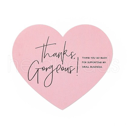 Coated Paper Thank You Greeting Card DIY-F120-03D-1
