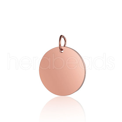Ion Plating(IP) 304 Stainless Steel Pendants STAS-I311-32D-RG-1