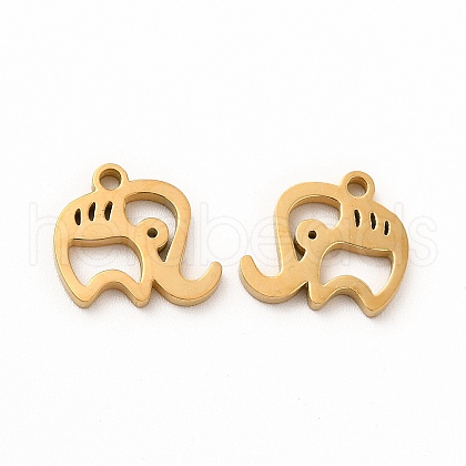 Ion Plating(IP) 304 Stainless Steel Charms STAS-M089-26G-1