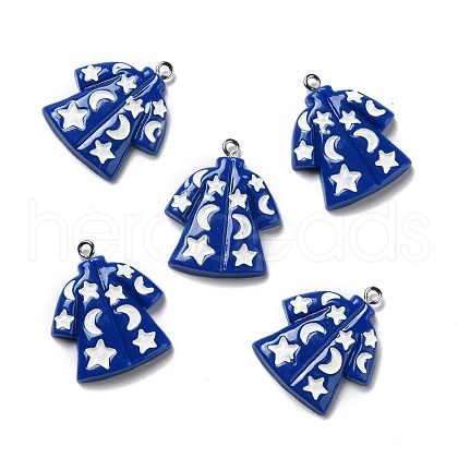 Halloween Opaque Resin Pendants RESI-B011-13-1