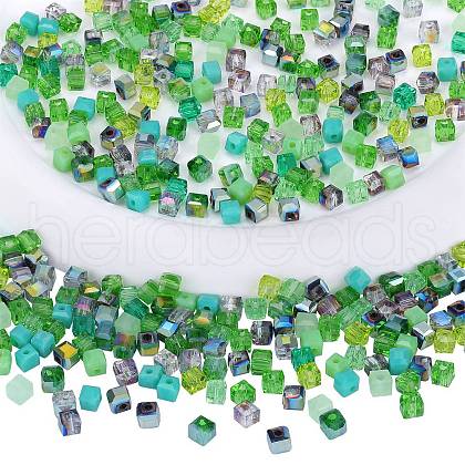 2 Bags Imitation Artificial Crystal Glass Beads GLAA-SZ0001-95B-07-1