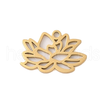 304 Stainless Steel Pendants STAS-S139-06G-02-1