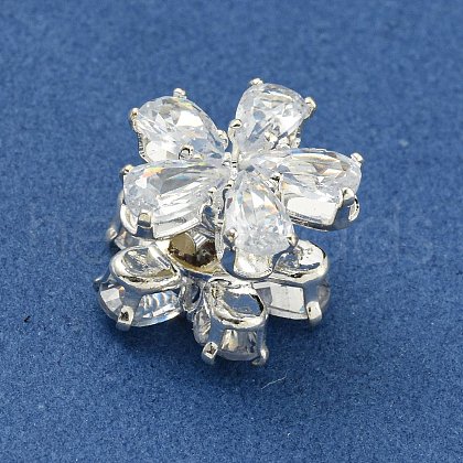 Brass Crystal Rhinestone Beads KK-I715-20S-01-1