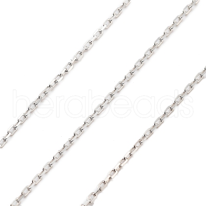 925 Sterling Silver Paperclip Chains STER-P064-04S-1