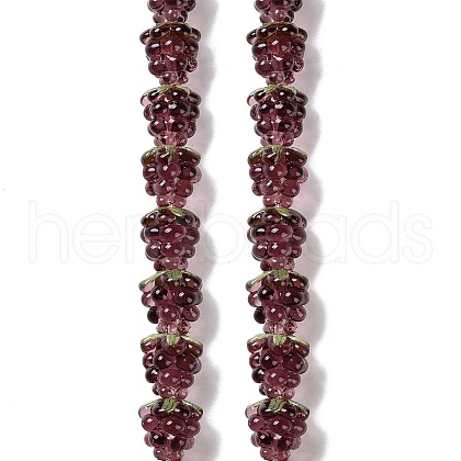 Handmade Lampwork Beads Strands LAMP-Q036-05D-1