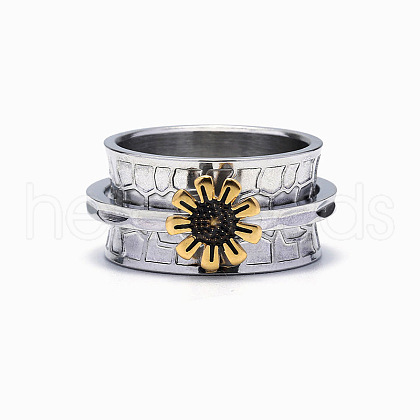 Sunflower Zinc Alloy Finger Rings FS-WGCE082-06-1