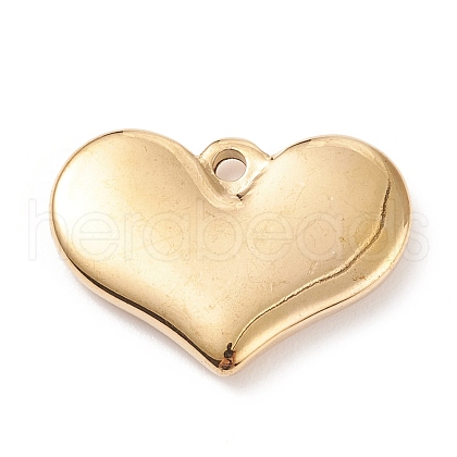 304 Stainless Steel Stamping Blank Tag Heart Pendants STAS-G218-08G-1-1