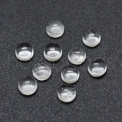 Natural Quartz Crystal Cabochons X-G-O175-23-08-1