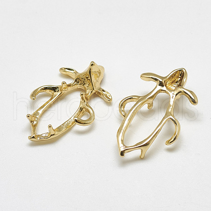 Brass Rhinestone Setting Findings KK-S347-140-1