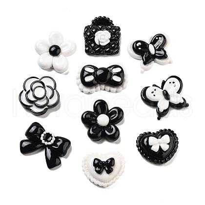 Opaque Resin Decoden Cabochons X-RESI-S04-09-1