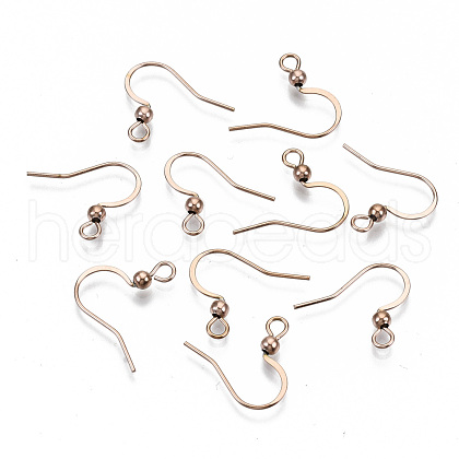 304 Stainless Steel Earring Hooks STAS-N092-103RG-NR-1
