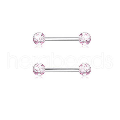 Acrylic Round Nipple Rings WG88A97-03-1