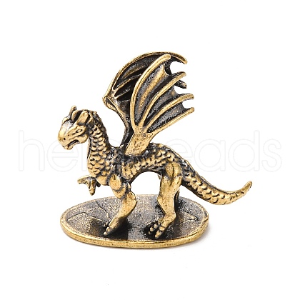 Brass Pterosaur Display Decoration KK-D370-10AG-C-1