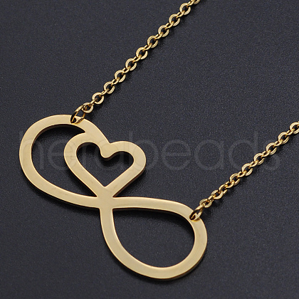 201 Stainless Steel Pendant Necklaces NJEW-S105-JN517-2-1