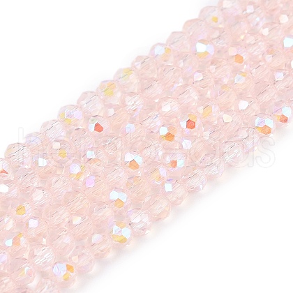 Electroplate Glass Beads Strands EGLA-A044-T1mm-L22-1