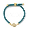 Adjustable Nylon Cord Bracelets BJEW-C096-01G-17-4