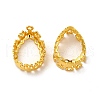 Brass Cabochon Settings KK-G443-02A-G-1