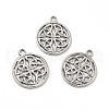 Non-Tarnish 201 Stainless Steel Pendants STAS-P312-12P-4