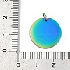Ion Plating(IP) 304 Stainless Steel Pendants STAS-I311-32F-RC-3