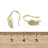 Brass Micro Pave Cubic Zirconia Earring Hooks KK-C048-14A-G-3