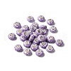 Opaque Resin European Beads RESI-C055-01A-1