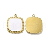 304 Stainless Steel Enamel Pendants STAS-P311-01G-05-1