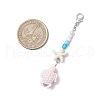 Handmade Porcelain Pendant Decorations HJEW-JM03211-01-3