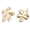 Brass Stud Earring Findings X-KK-T056-24G-NF-1