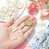30Pcs 3 Colors Alloy Enamel Shoes Pendants PALLOY-CJ0002-05-4