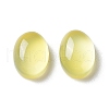 Natural Yellow Agate Cabochons G-A029-01-10-2