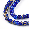 Baking Painted Glass Beads Strands DGLA-N010-4mm-05-3